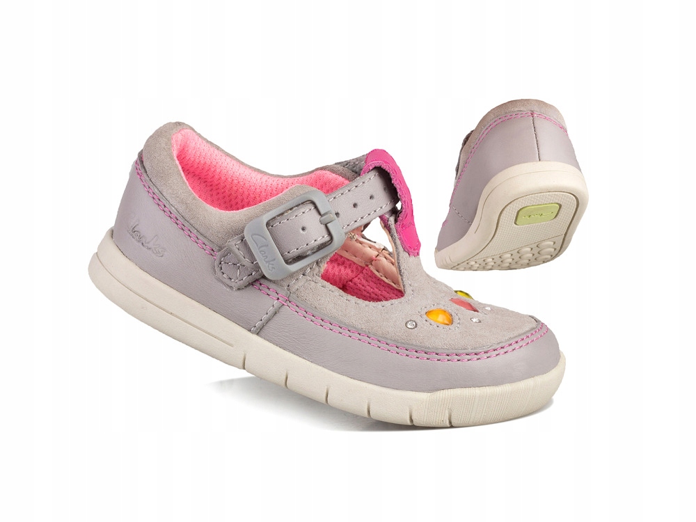 CLARKS buty niemowlęce dla niemowląt SANDAŁKI 18,5
