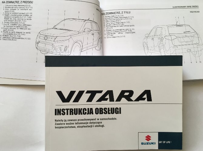 Suzuki Vitara od 2015 polska instrukcja obsługi