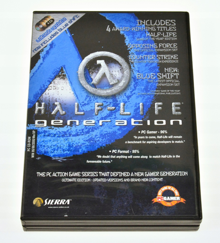 HALF-LIFE: GENERATION - box, 4cd, Sierra / Valve