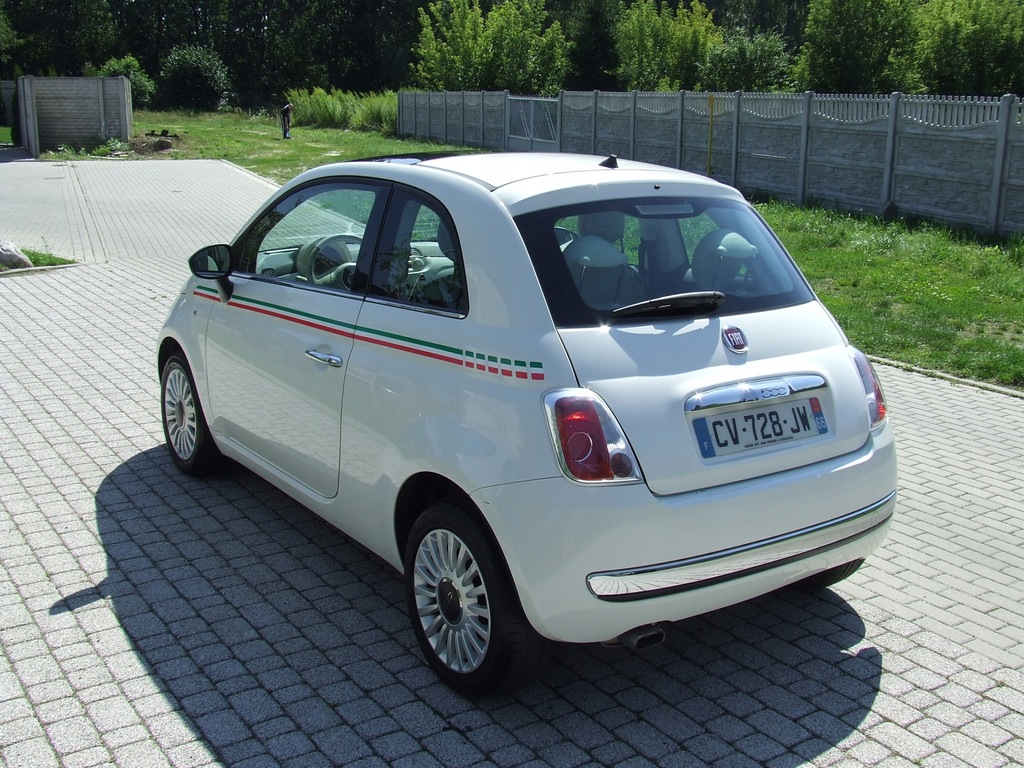 Fiat 500 Szklany dach Klimatyzacja 7504542388