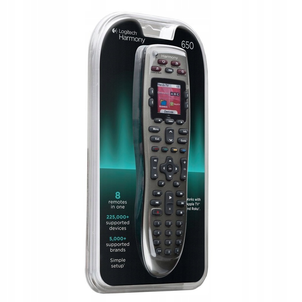 Logitech Harmony 650 PILOT UNIWERSALNY WYŚWIETLACZ