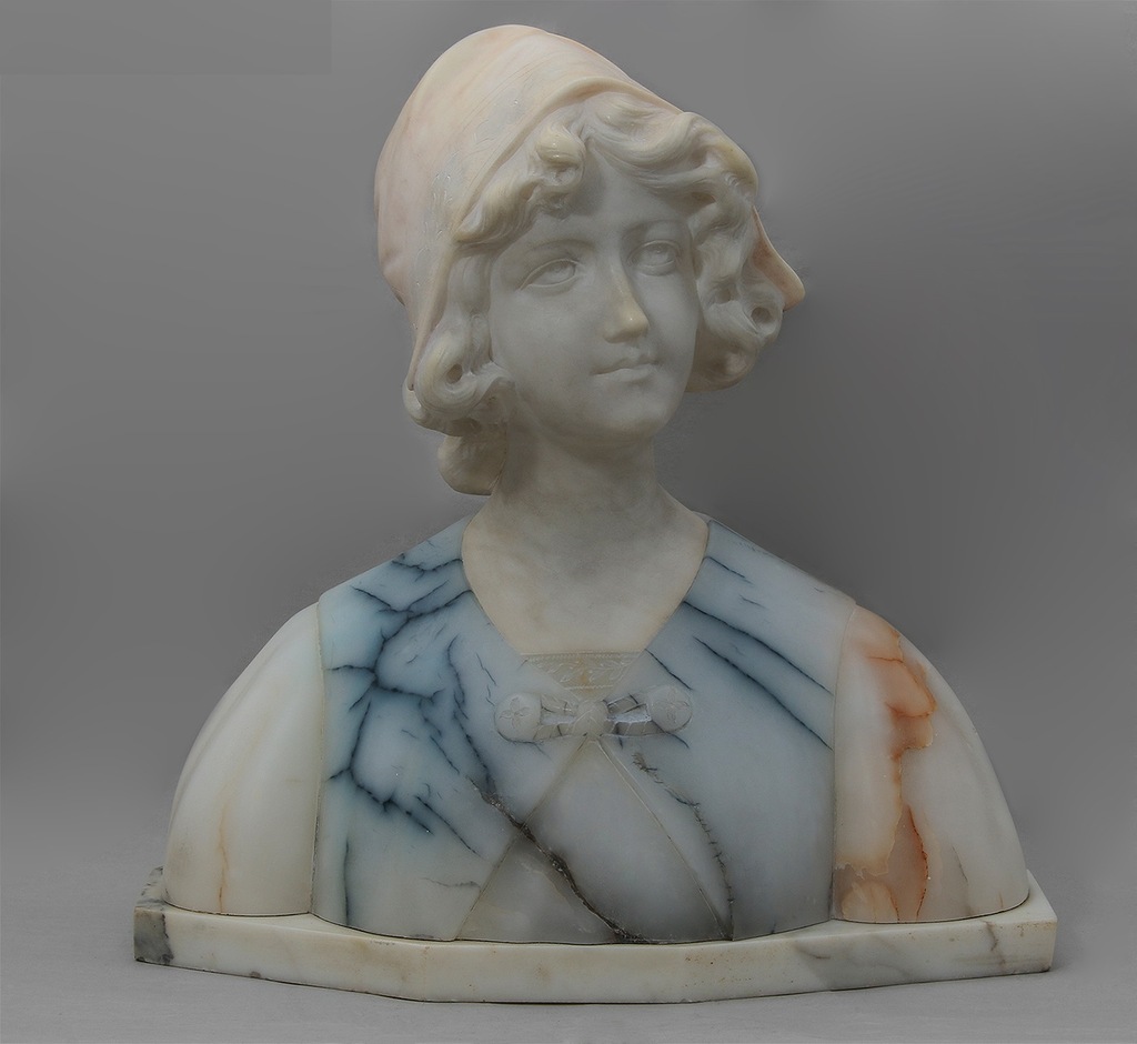 RZEŹBA Z MARMURU- RICHARD AURILI 1834-c.1914