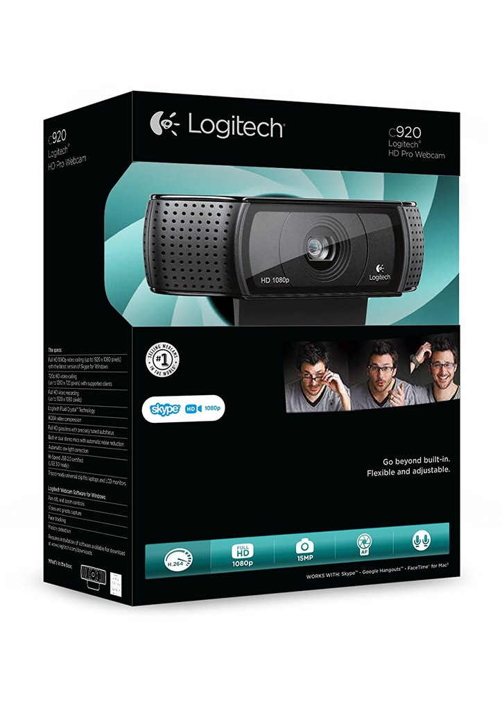 KAMERA LOGITECH C920 HD WEBCAM NOWA GW 6779615927