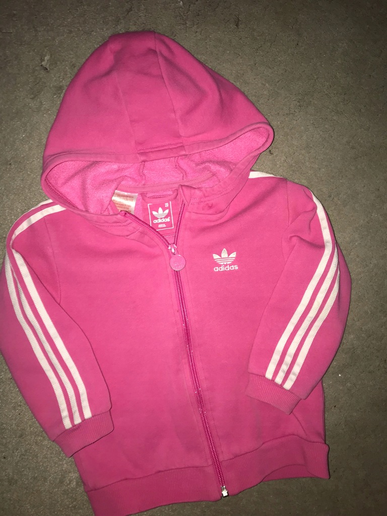 Bluza Adidas różowa 110 cm