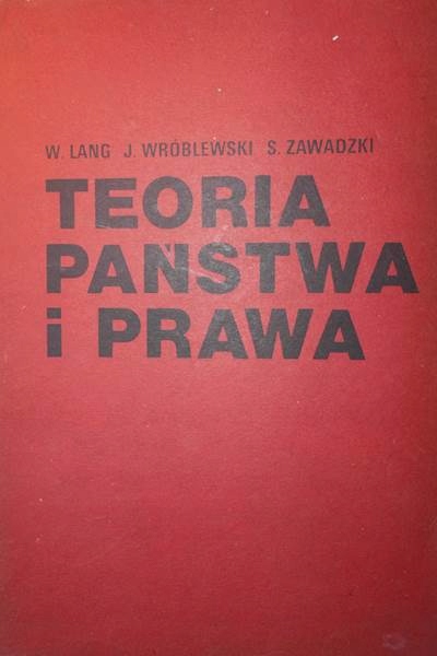 Teoria Państwa I Prawa - Sylwester Zawadzki 24h