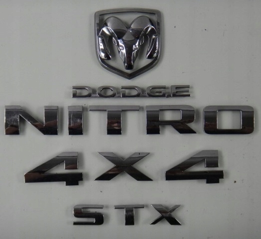 DODGE NITRO 07 R 3.7 V6 EMBLEMAT LOGO KLAPY TYŁ