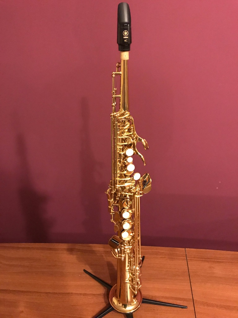 Saksofon sopranowy Yamaha YSS 475 II-stan IDEALNY