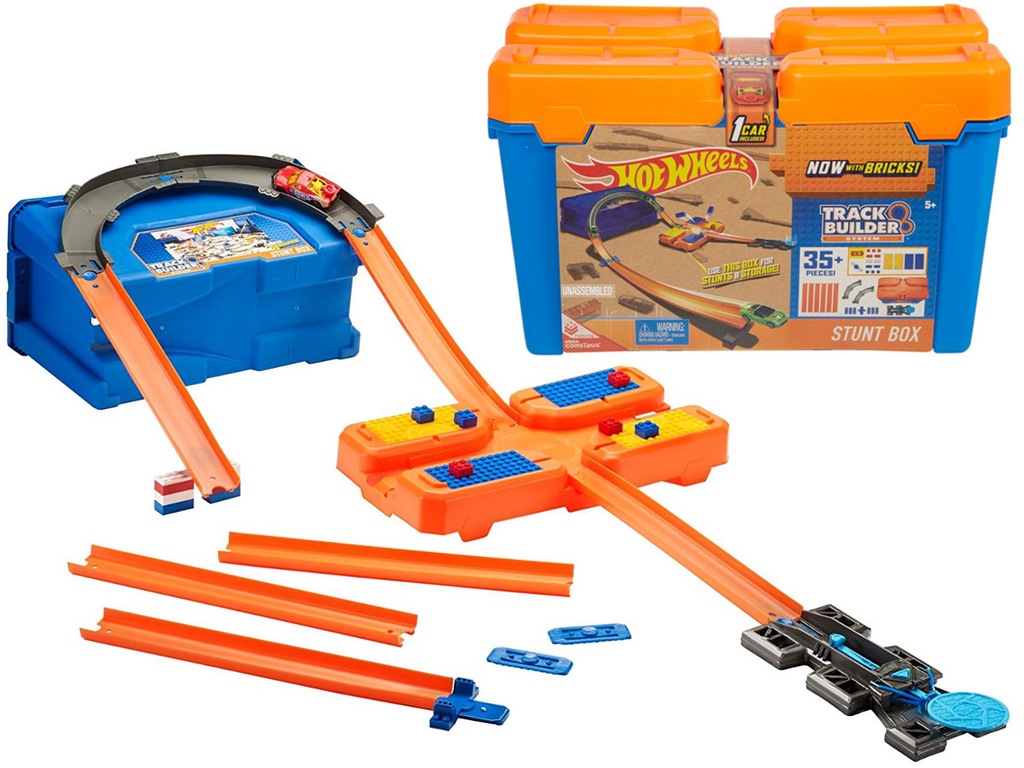HOT WHEELS KASKADERSKI ZESTAW STARTOWY KUFER DWW95