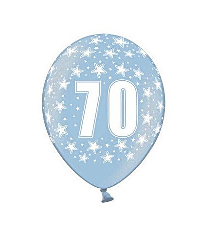 EXTRA balon 70 lat, 70 urodziny, mix kolorow!