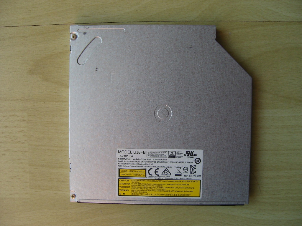 Napęd DVD-RW Panasonic UJ8FB slim SATA nagrywarka