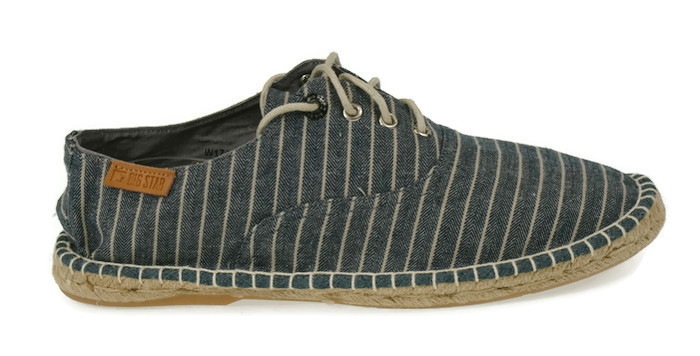 Espadryle Męskie Big Star W174097 NIEBIESKI 43