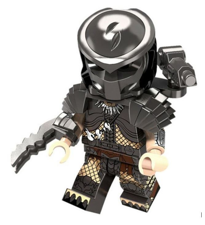 Klocek, figurka Predator - kompatybilny z LEGO