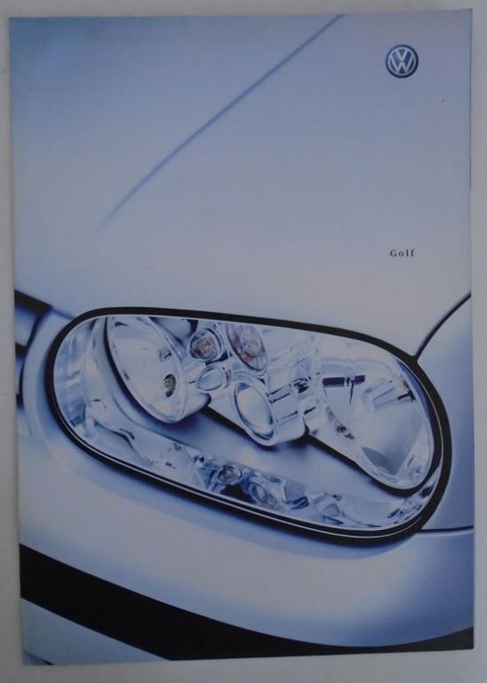 Prospekt VW GOLF Volkswagen katalog