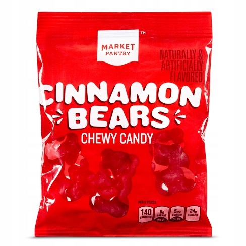MARKET PANTRY USA cynamonowe misie żelki 170g