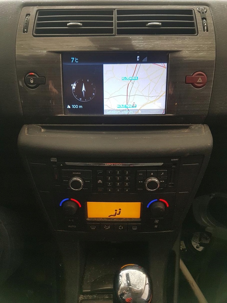 CITROEN C4 NAWIGACJA RADIO WYŚWIETLACZ KOMPLET RT4