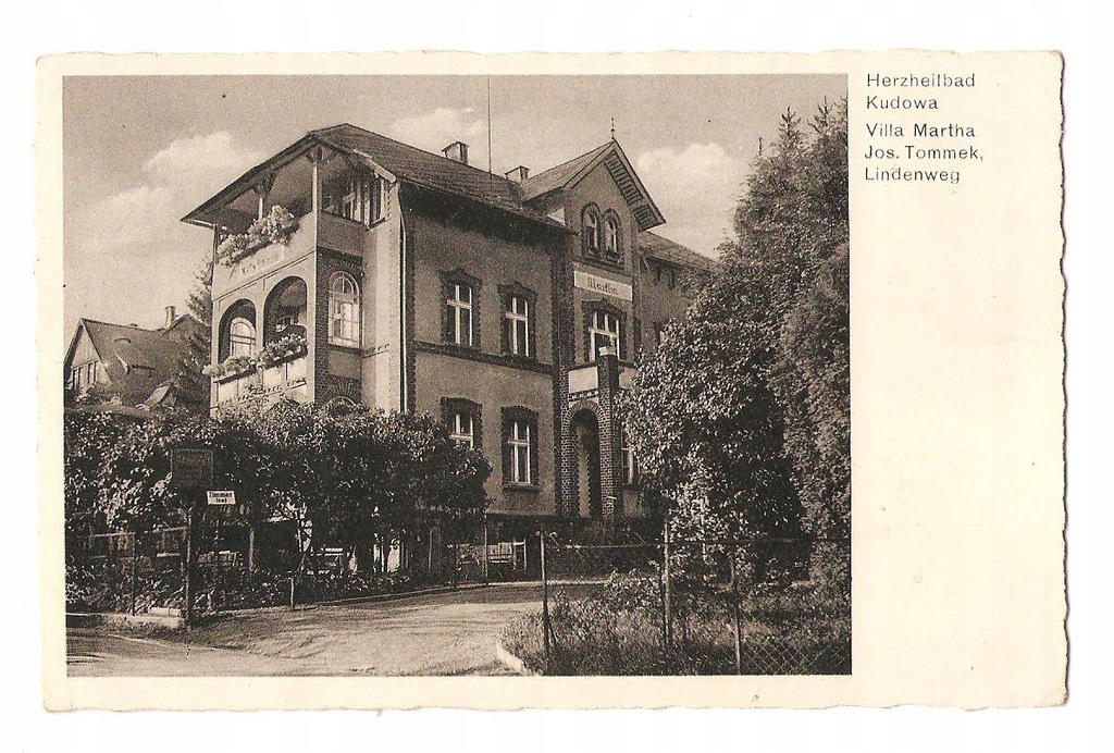 Kudowa Villa Martha lata 30-teFoto Kerisch Grenz.