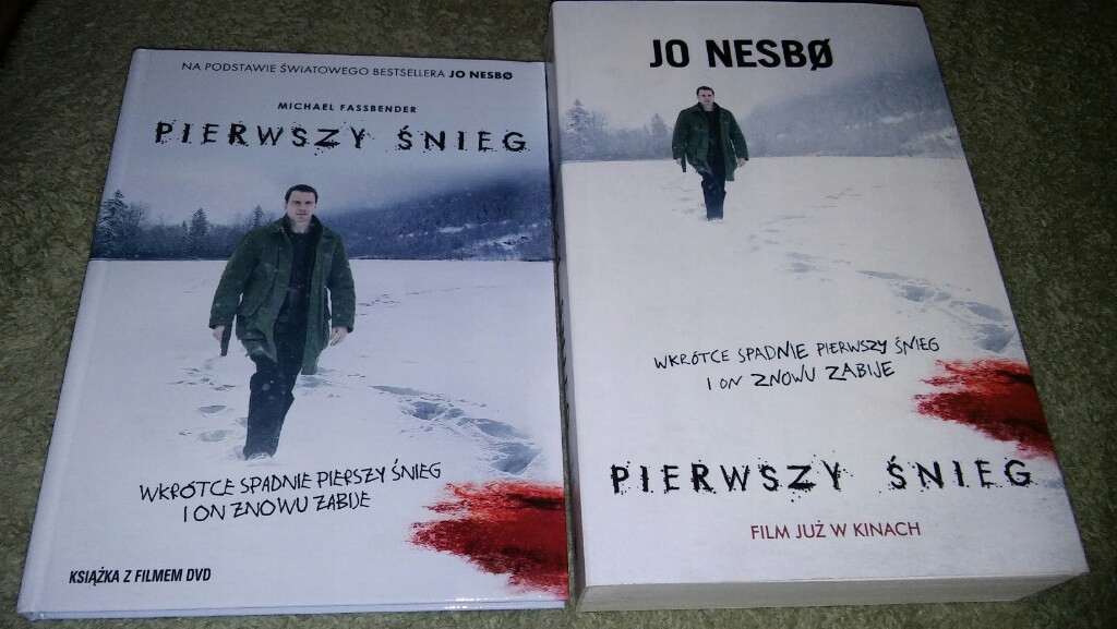 PIERWSZY ŚNIEG pakiet Jo Nesbo ksiazka + DVD film