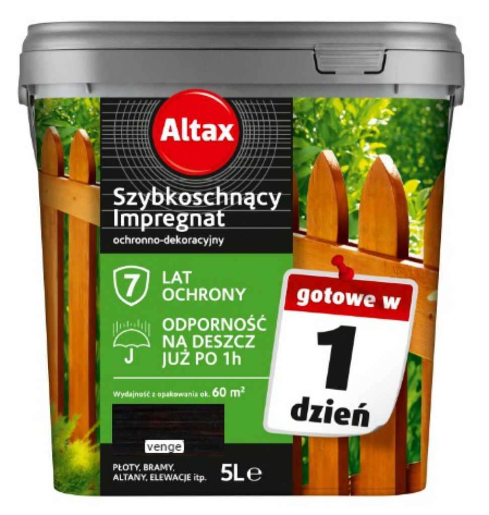 ALTAX-impregnat szybkoschnący, 5l, venge