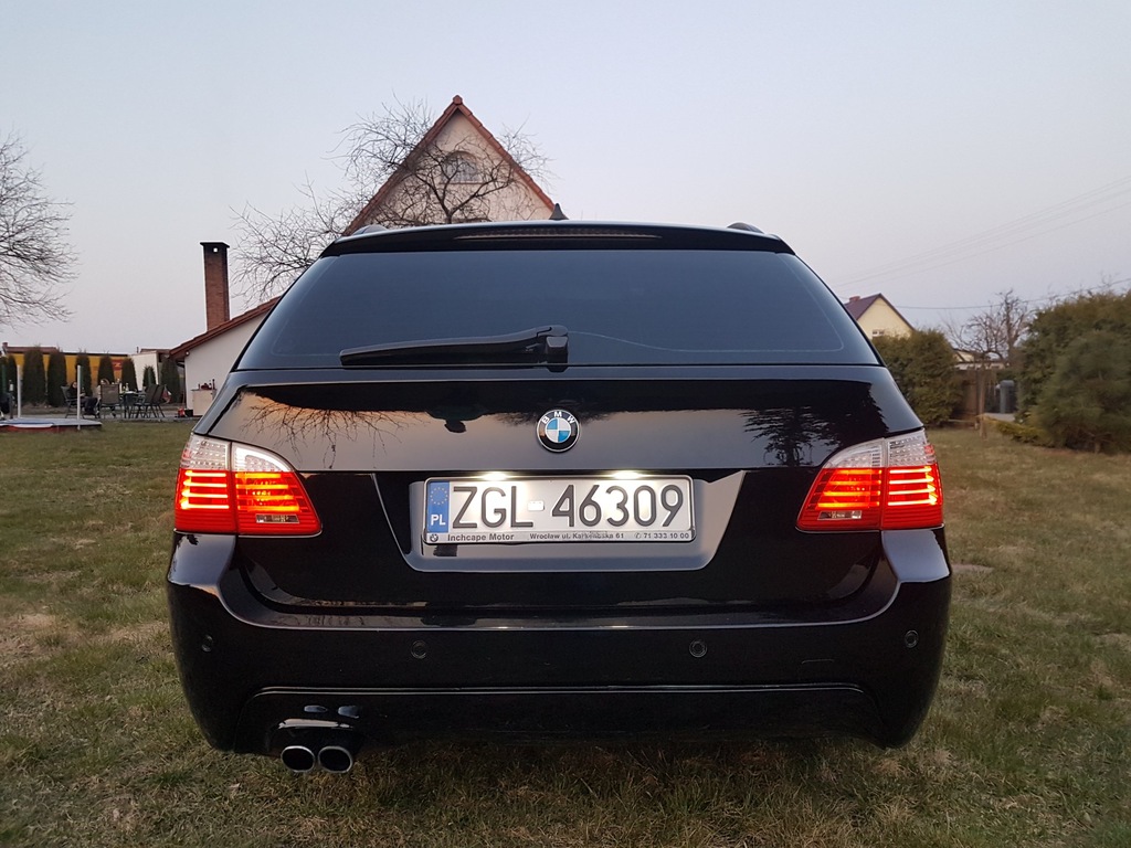 BMW E61 530D panorama skóry M-Pakiet - 7286935316 ...