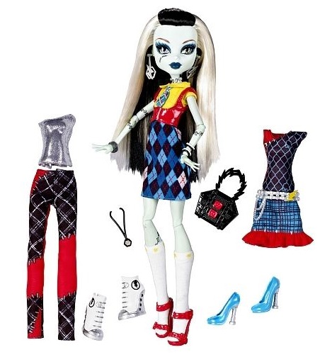 120. Monster High Moda i Ubrania Frankie lalka