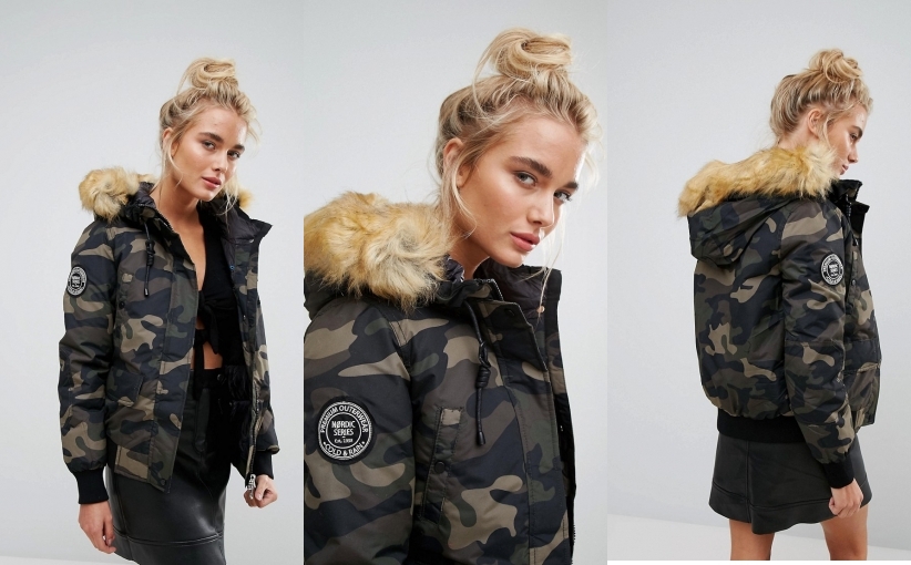 M7A303*BERSHKA ZIMOWA KURTKA DAMSKA MORO S D04