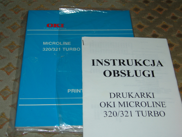 Instrukcja OKI Microline 320 / 321 Turbo ang + pol