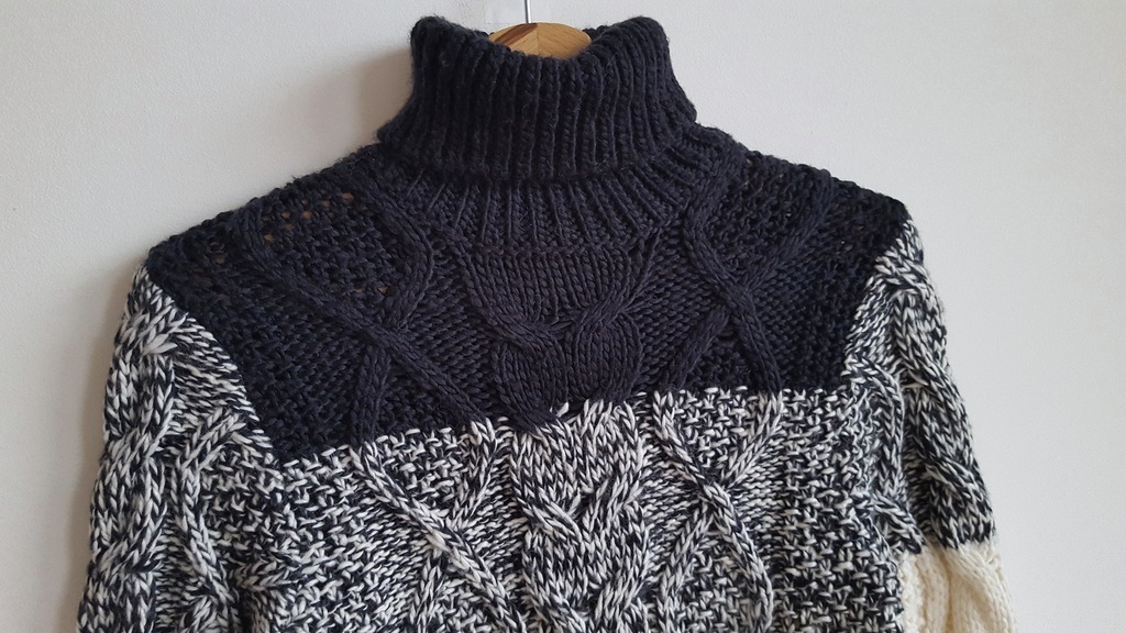 ZARA śliczny modny sweter golf dla chłopca 152