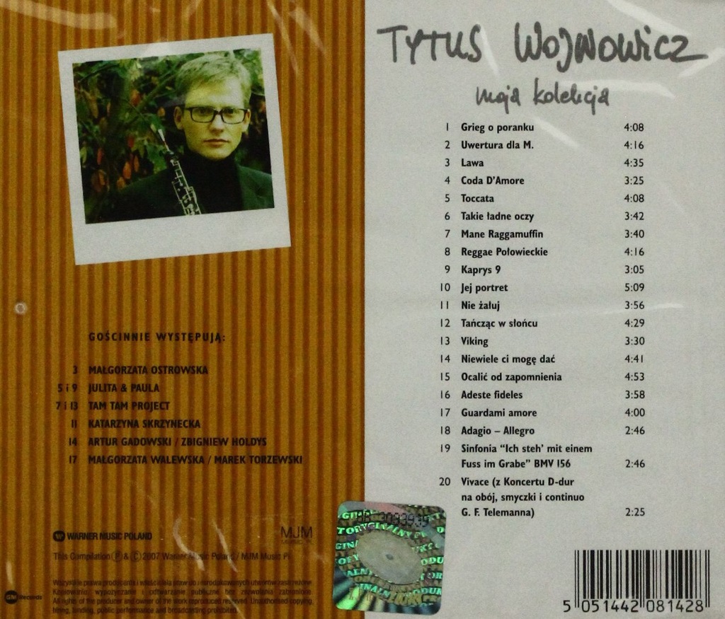Instrumentalista Taki Jak Tytus Wojnowicz TYTUS WOJNOWICZ: MOJA KOLEKCJA [CD] - 6713576758 - oficjalne archiwum