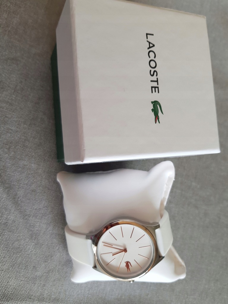 Lacoste damski biały NIKITA 2000945 stan idealny