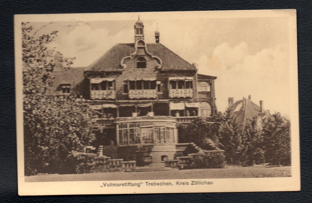 Trzebiechów Sanatorium Trebschen Stara pocztówka.