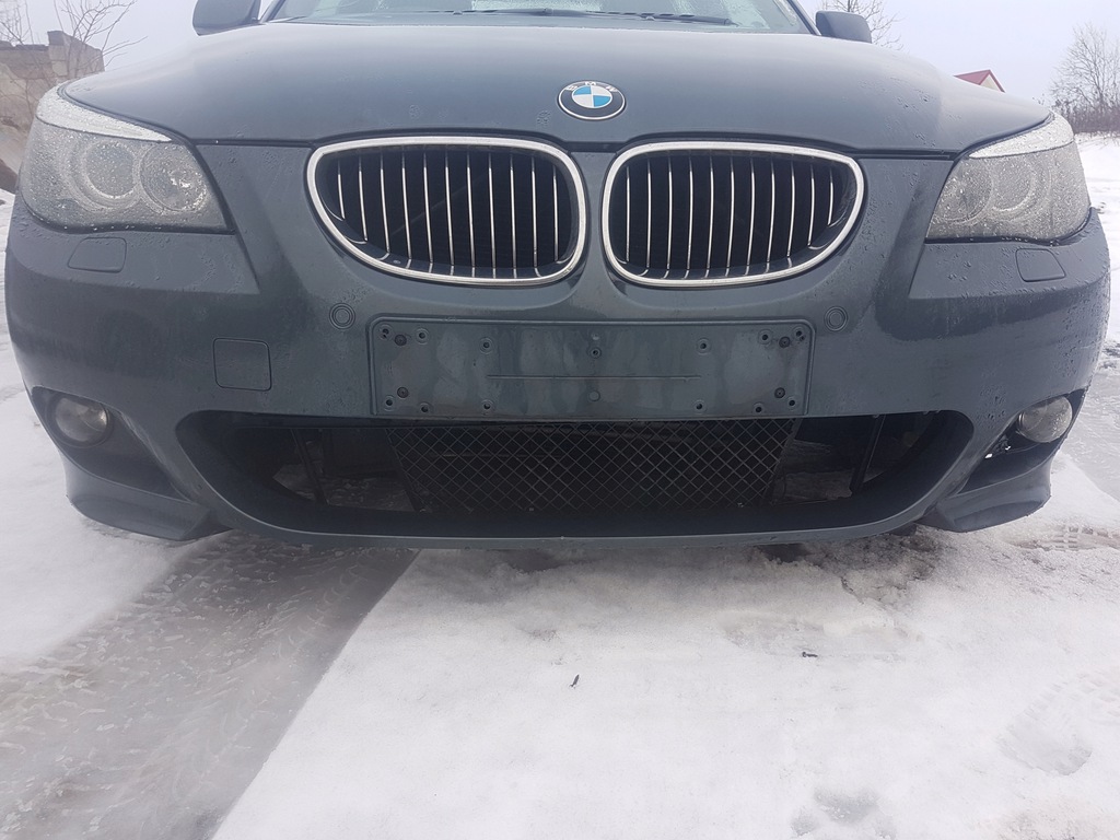 ZDERZAK PRZEDNI BMW E60 M PAKIET PLATINGRAU