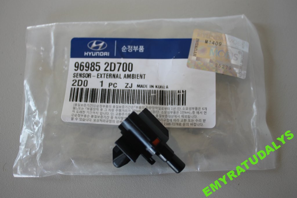 HYUNDAI IX35 2009 CZUJNIK TEMPERATURY ZEWNĘTRZNEJ