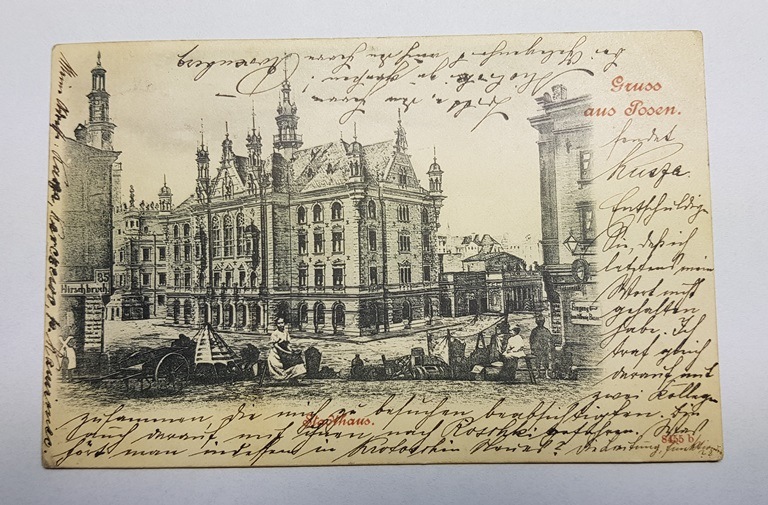 POZNAŃ STARY RYNEK NOWY RATUSZ 1903adres KROTOSZYN