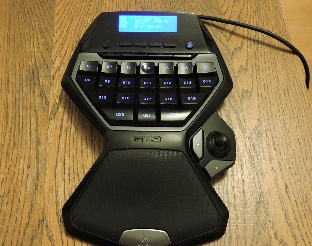 LOGITECH G13 KEYPAD LED