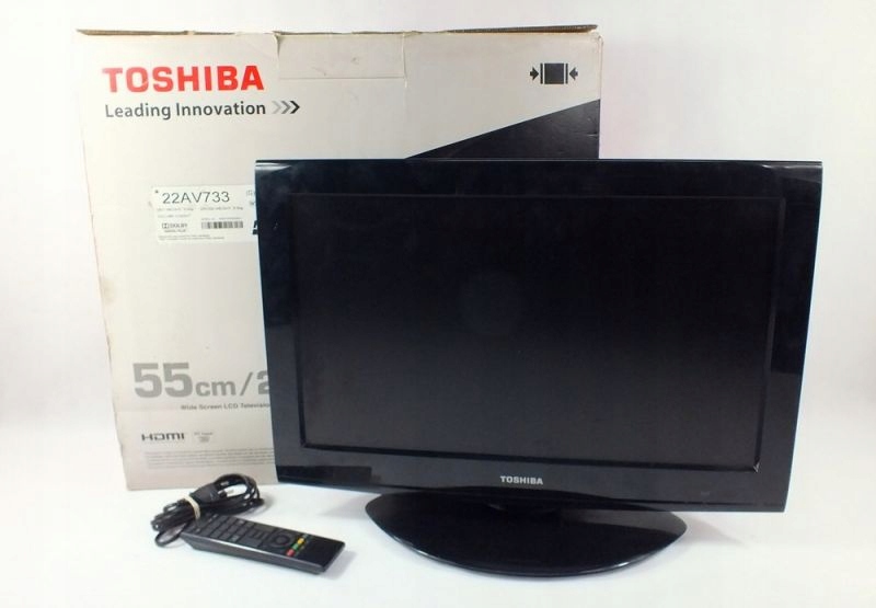 TELEWIZOR TOSHIBA 22AV733G TV LCD DVB-T