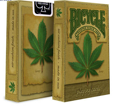 Karty do Gry Bicycle HEMP talia poker trawka