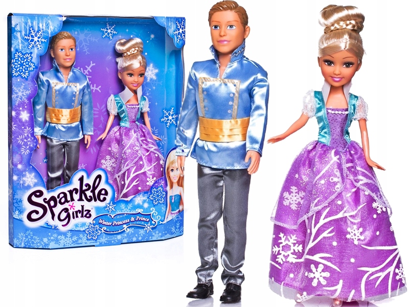 LALKA BARBIE KSIĘŻNICZKA + KEN ZESTAW PARA