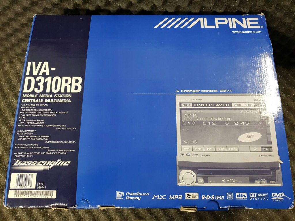 Alpine IVA-D310RB cały zestaw , sprawne .