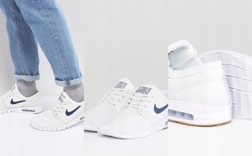 Y9B203*NIKE SB STEFAN JANOSKI MĘSKIE BIAŁE 44 B01
