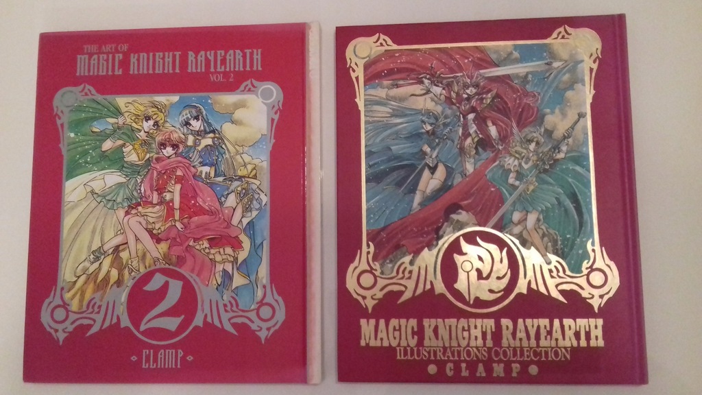 Magic Knight Rayearth MKR CLAMP artbook x2
