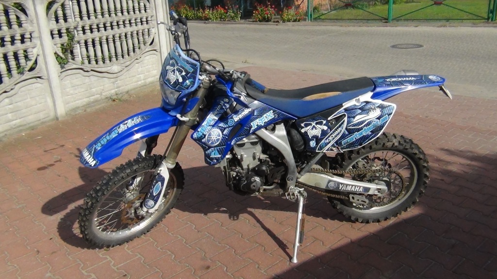 YAMAHA WR 450 STAN BDB 2007 BEZ PRAWA REJESTRACJI