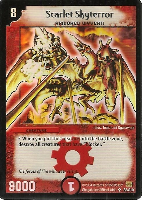 *DM-01 DUEL MASTERS - SCARLET SKYTERROR - !!! HOLO