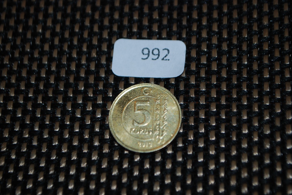 [992] moneta 5 Kurus 2013 Turcja