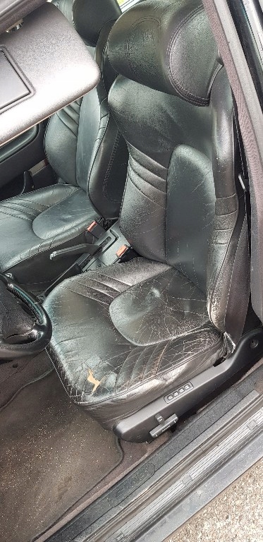 Fotele + kanapa Saab 9000 Aero grzane + pamięci