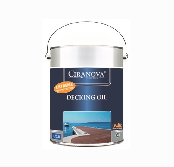 CIRANOVA decking oil z UV do tarasów light grey