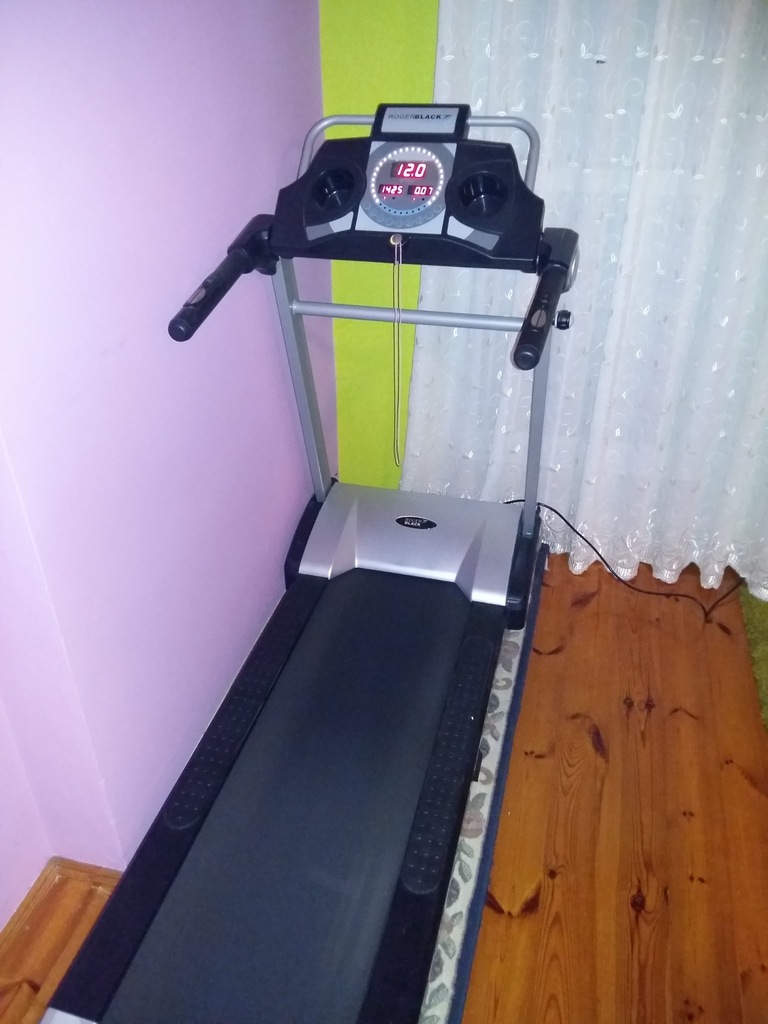 Roger black silver online treadmill