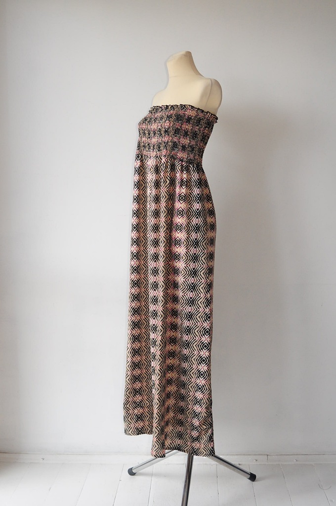 PAPAYA BEACH maxi sukienka wzorek r. 48 / 50 7247993879 oficjalne