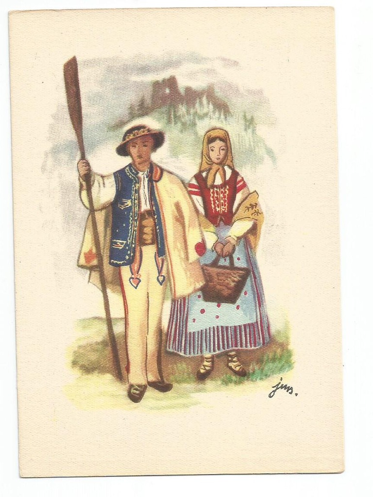 J.M.Szancer stroje ludowe Góralskie, Pieniny