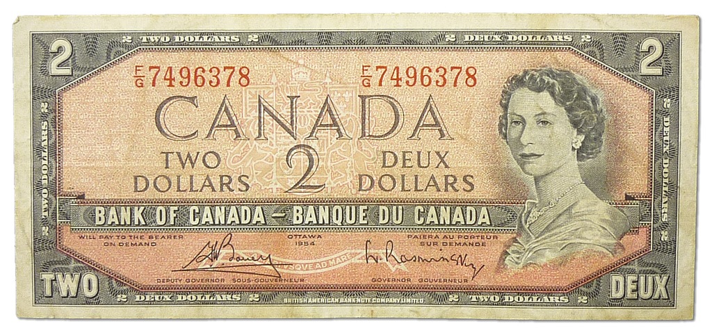 29.Canada, 2 Dolary 1961-1972, P.76.b, St.3/3+