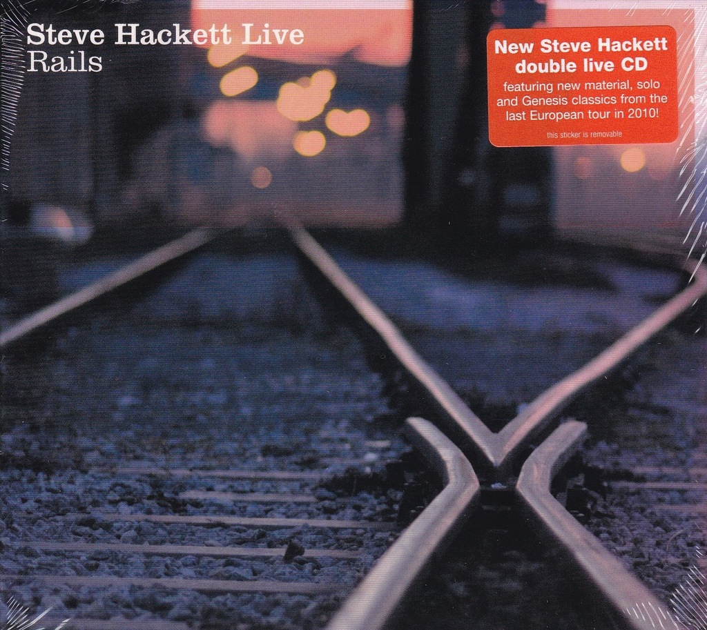 2 CD- STEVE HACKETT- LIVE RAILS (NOWA W FOLII)